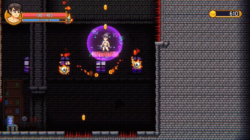 Boyfriend's Rescue – Screenshot 2: Spieloberfläche mit Menüs, Figuren oder Bedienelementen.
