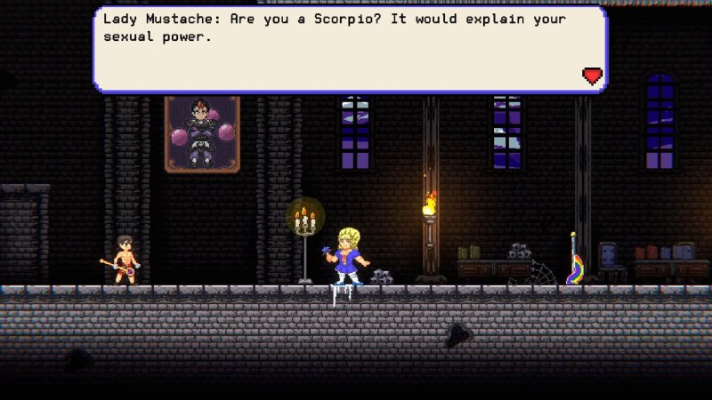 Boyfriend's Rescue – Screenshot 3: Spieloberfläche mit Menüs, Figuren oder Bedienelementen.