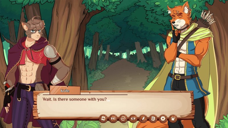 Burrow of the Fallen Bear – Screenshot 2: Spieloberfläche mit Menüs, Figuren oder Bedienelementen.