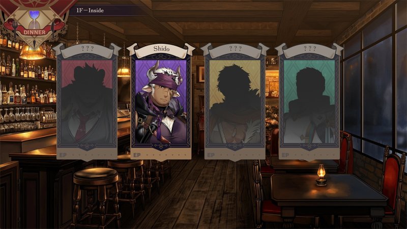 Norn's Dine – Screenshot 4: Spieloberfläche mit Menüs, Figuren oder Bedienelementen.